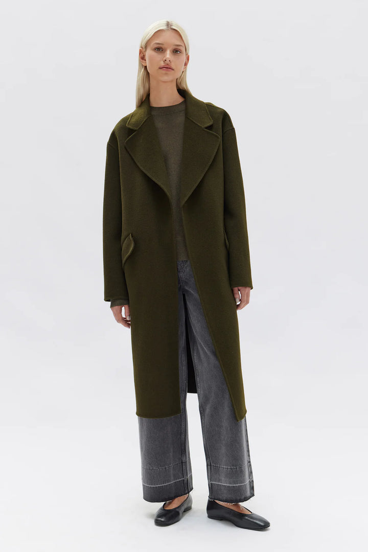 Assembly label Sadie coat- forest