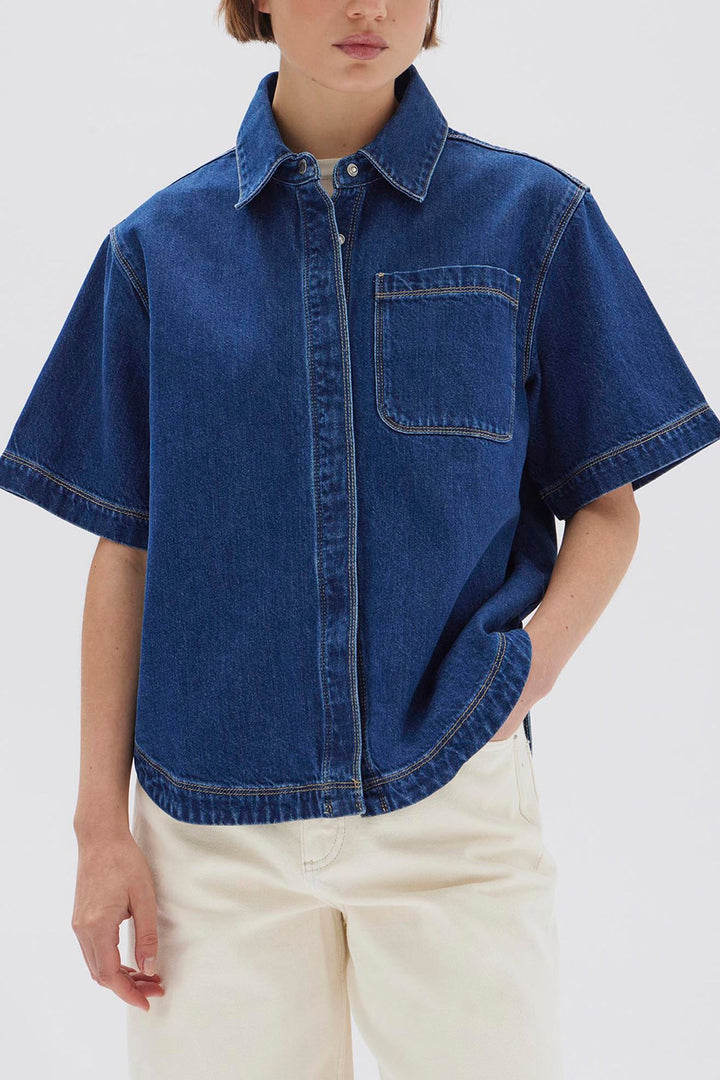 Marlow Boxy Denim Shirt