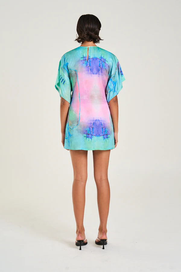 Summi Summi tie front dress- H2O