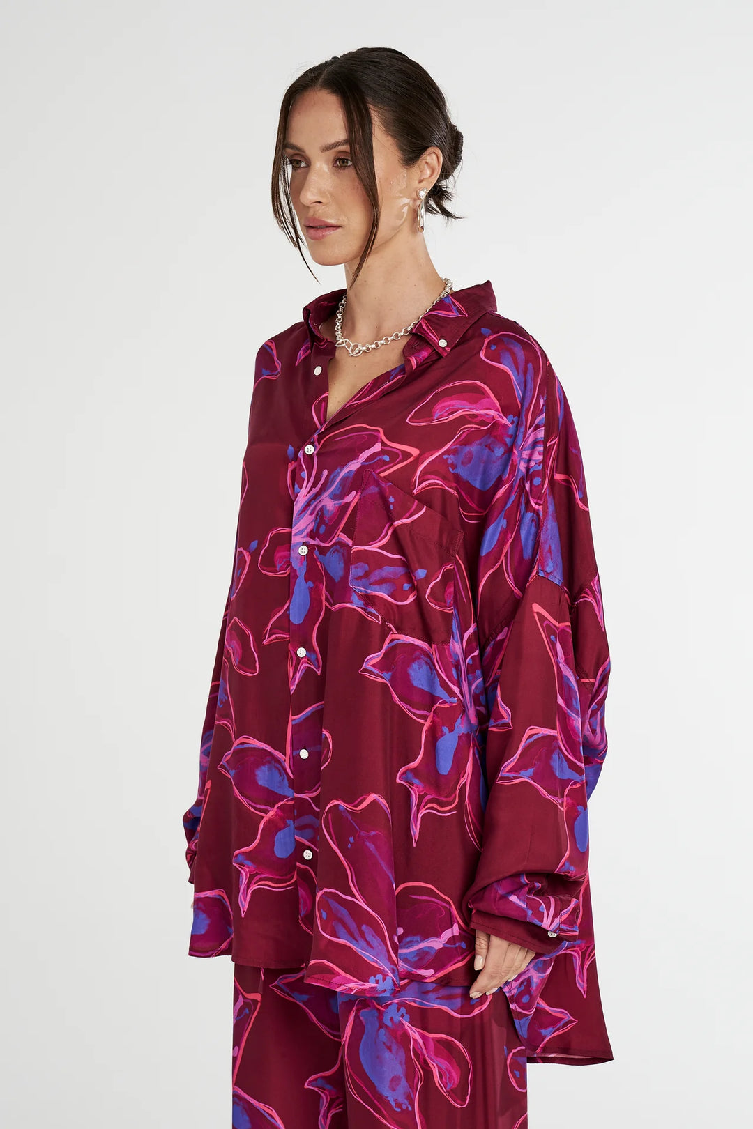 Summi Summi LO oversized shirt-Jam Lily