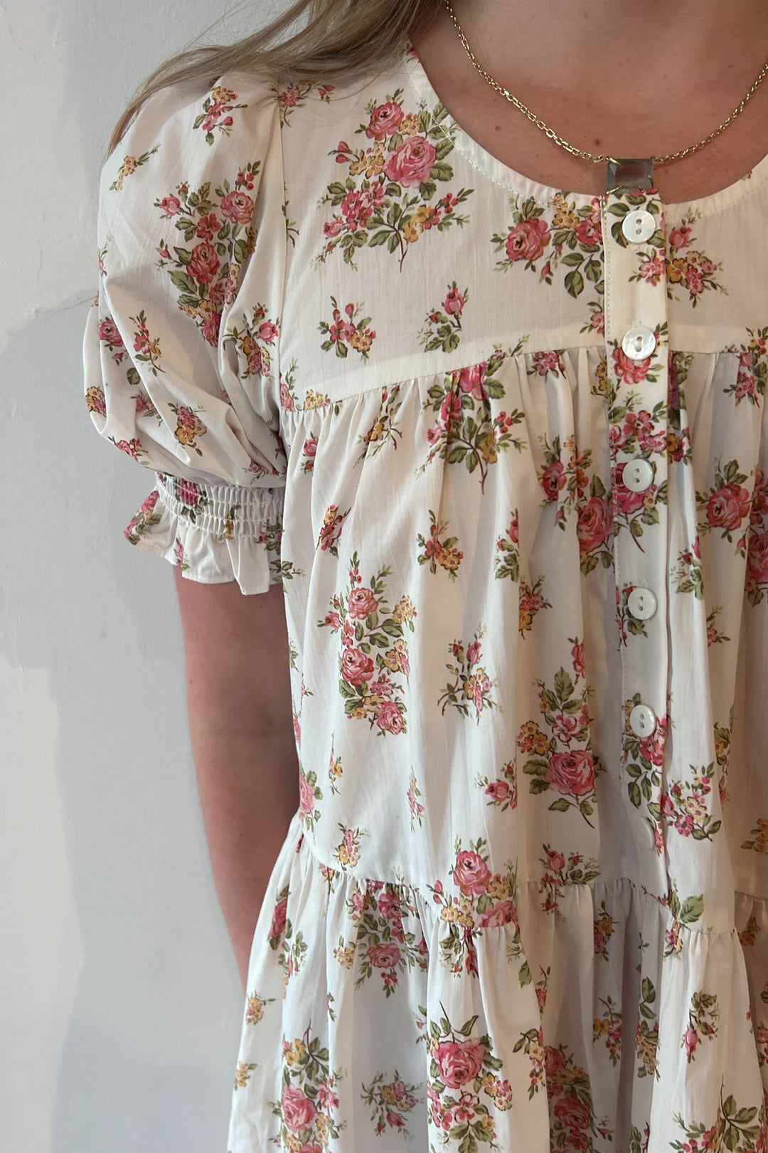 Oak meadow Holly midi- della floral blush