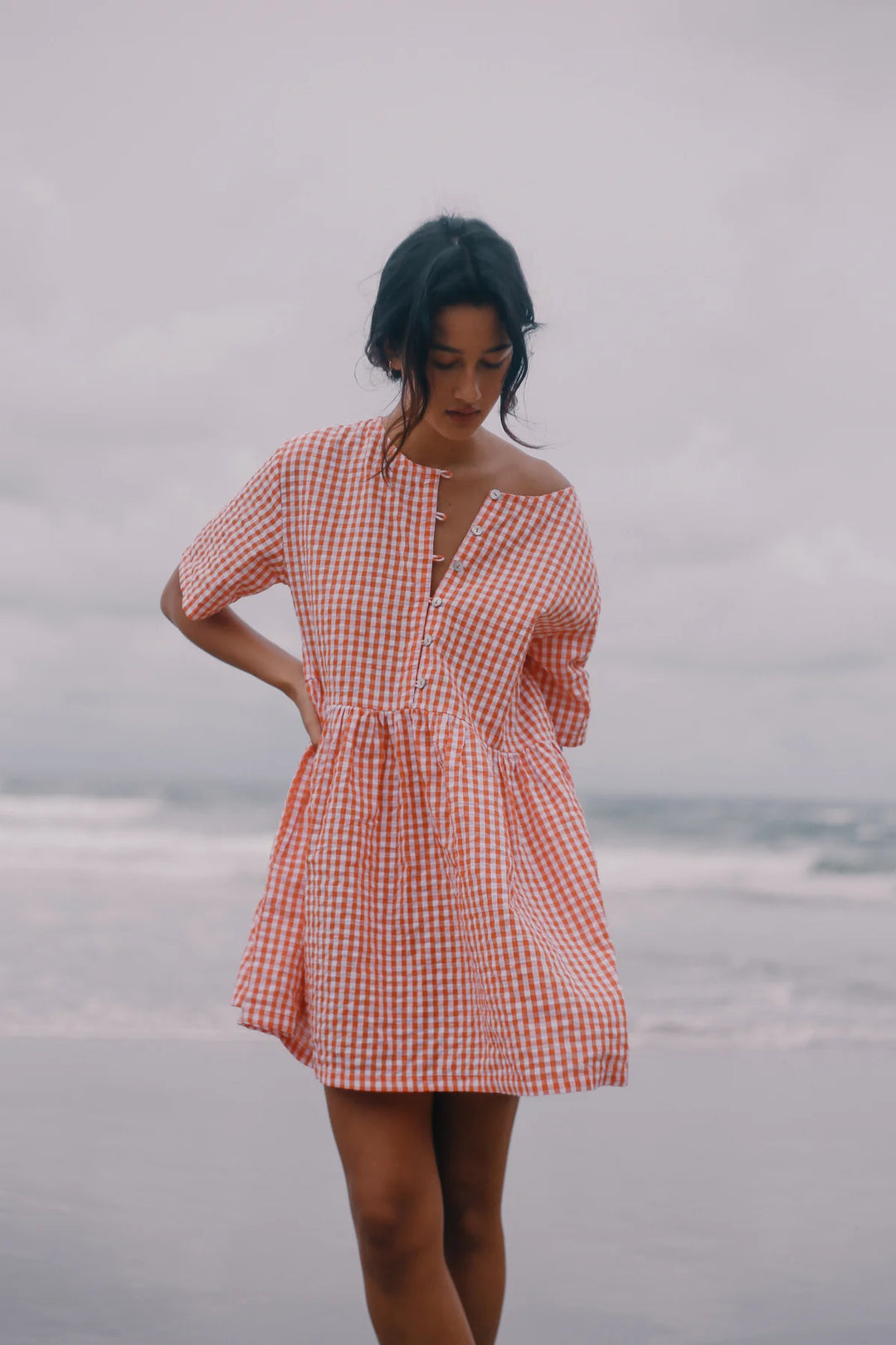 Bare road Darcey dress- starburst gingham