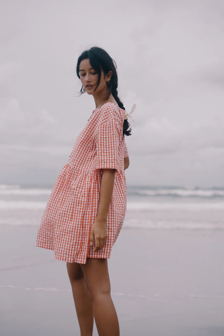 Bare road Darcey dress- starburst gingham