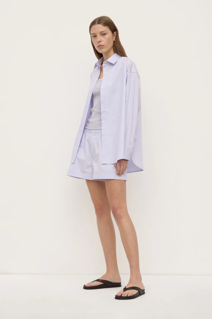 Assembly Marigold poplin shirt- lilac