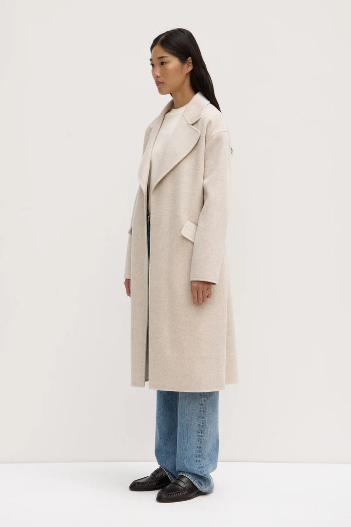 Assembly label Sadie coat- oat marle
