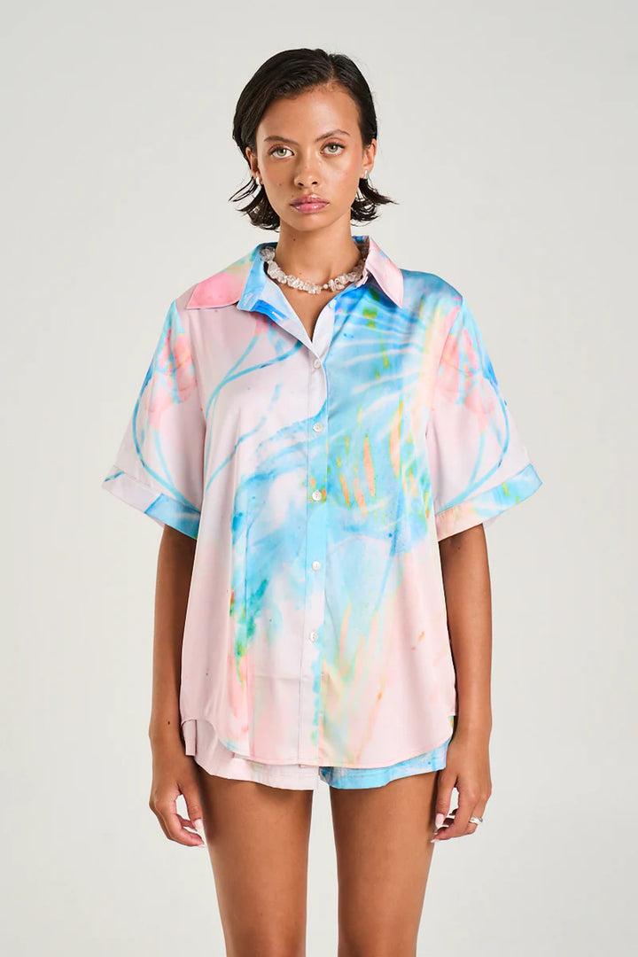 Summi Summi button up shirt- Medusa phase