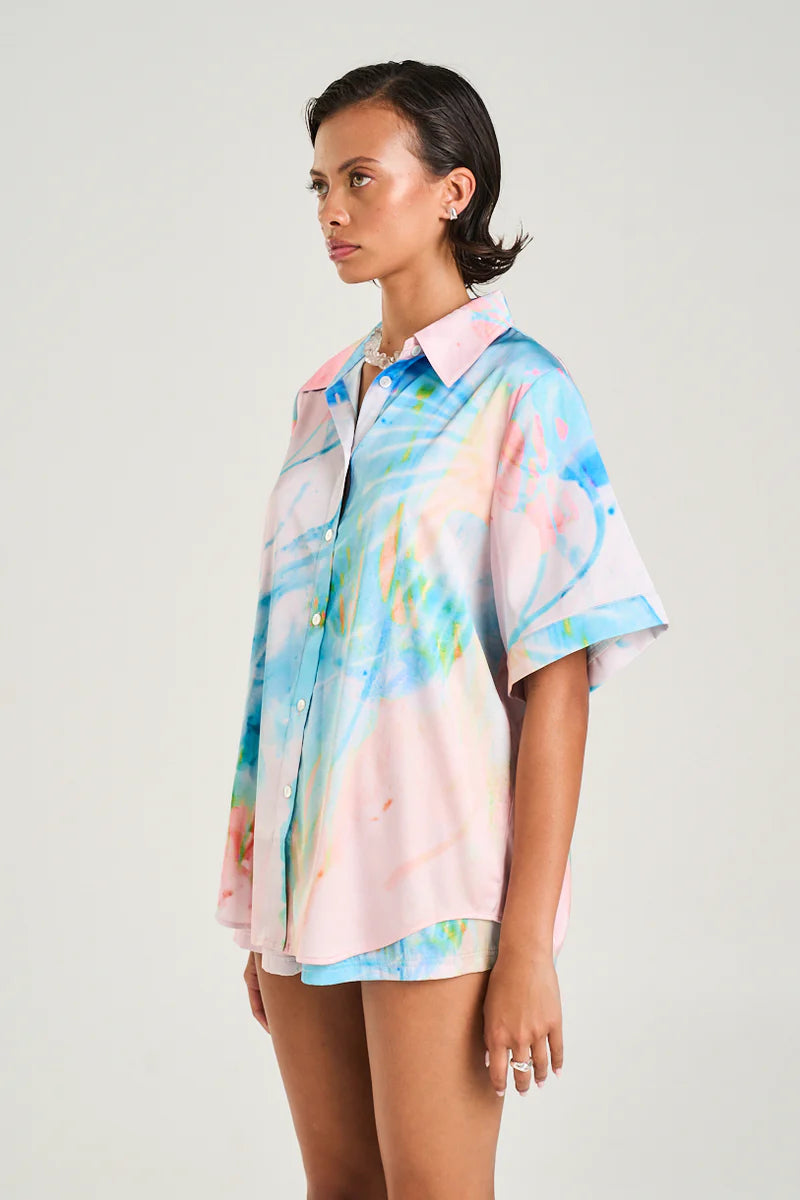 Summi Summi button up shirt- Medusa phase