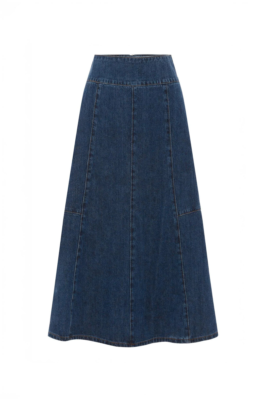 Rowie Vashti denim midi skirt
