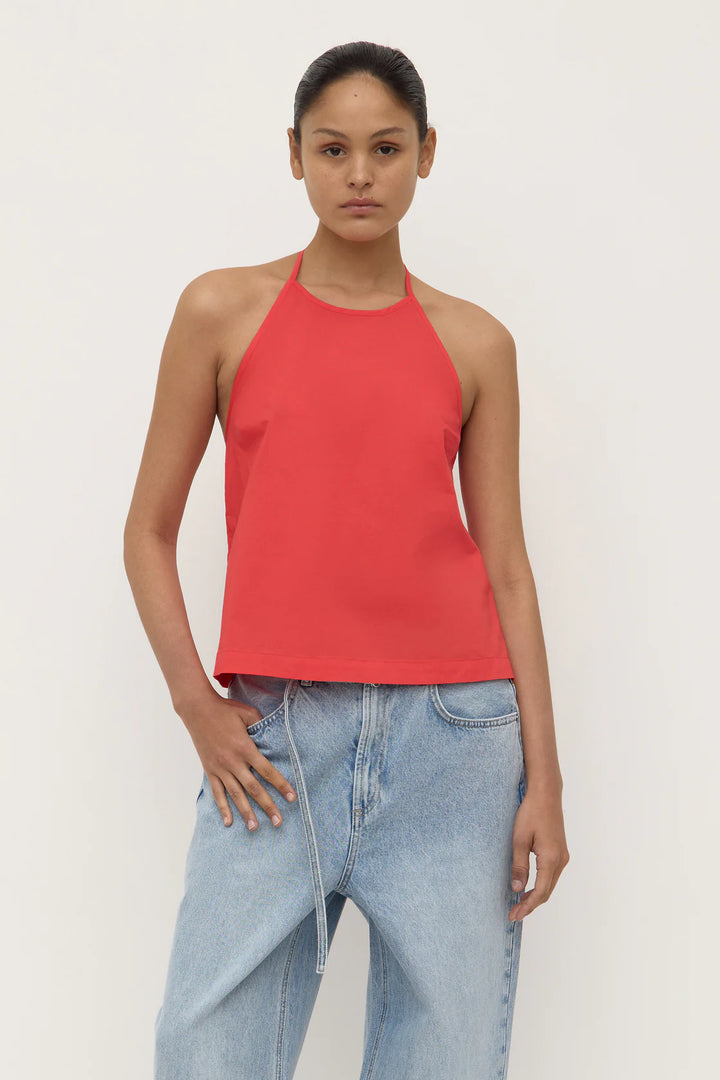 Assembly label henny top- chilli