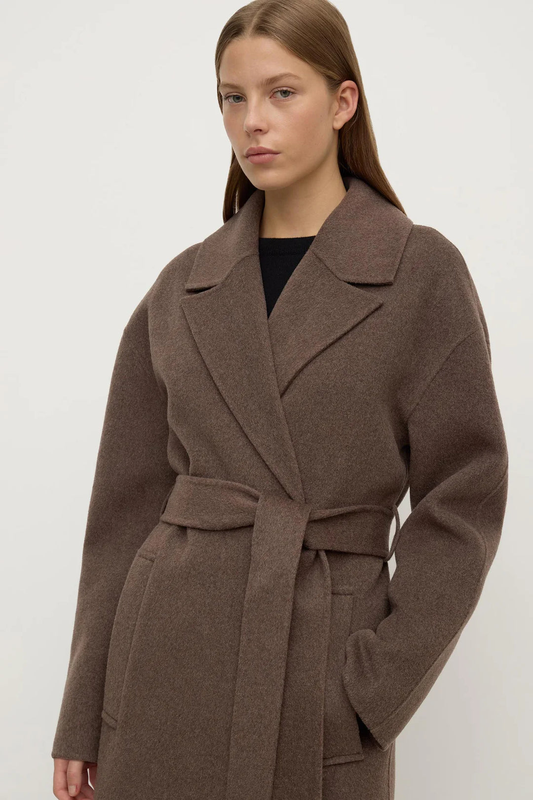 Assembly label Ivy coat- cocoa marl