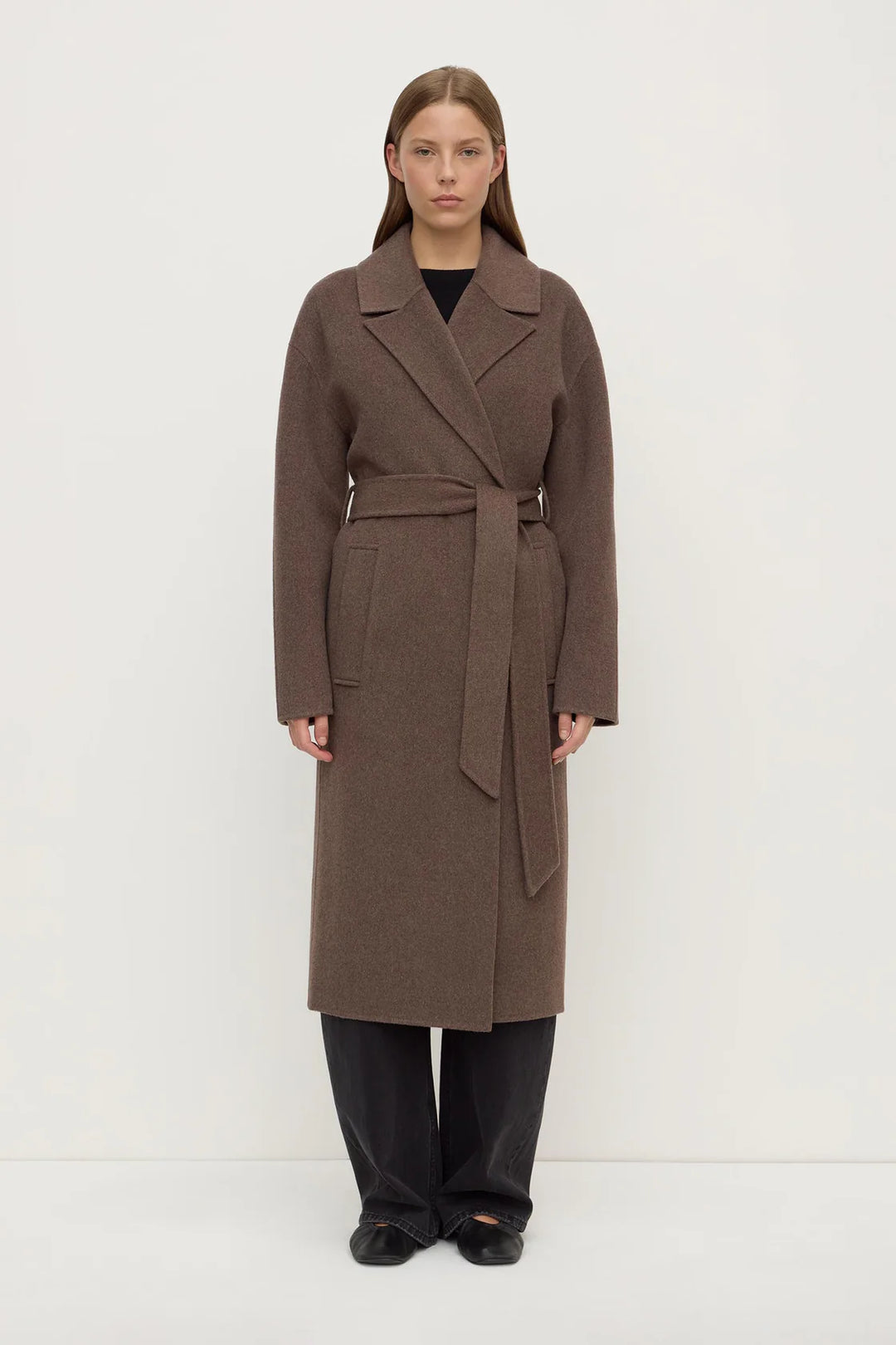 Assembly label Ivy coat- cocoa marl