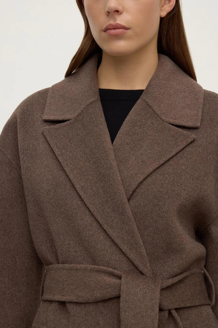 Assembly label Ivy coat- cocoa marl