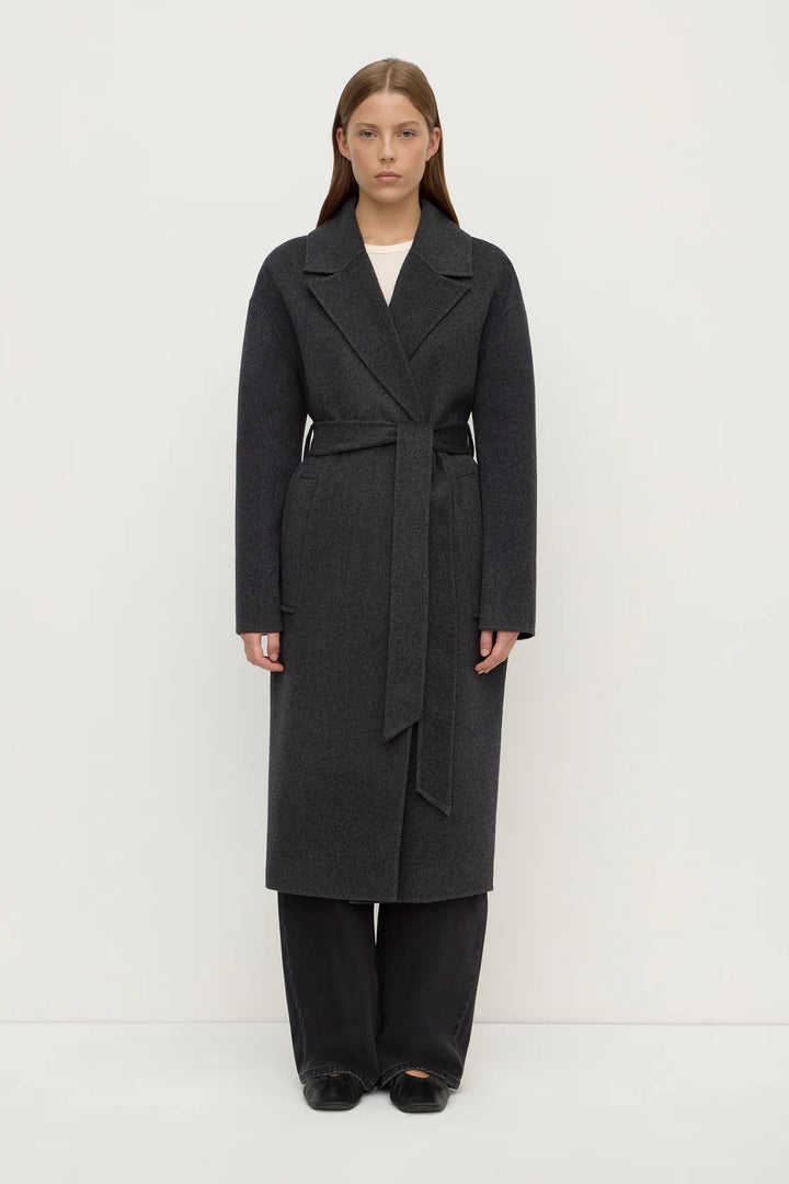 Assembly label Ivy coat- charcoal marl
