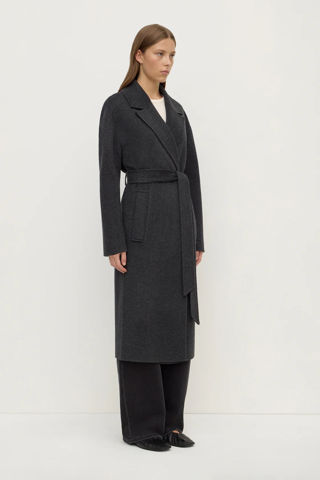 Assembly label Ivy coat- charcoal marl