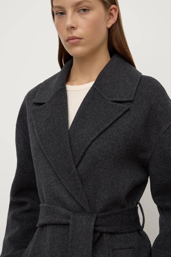 Assembly label Ivy coat- charcoal marl