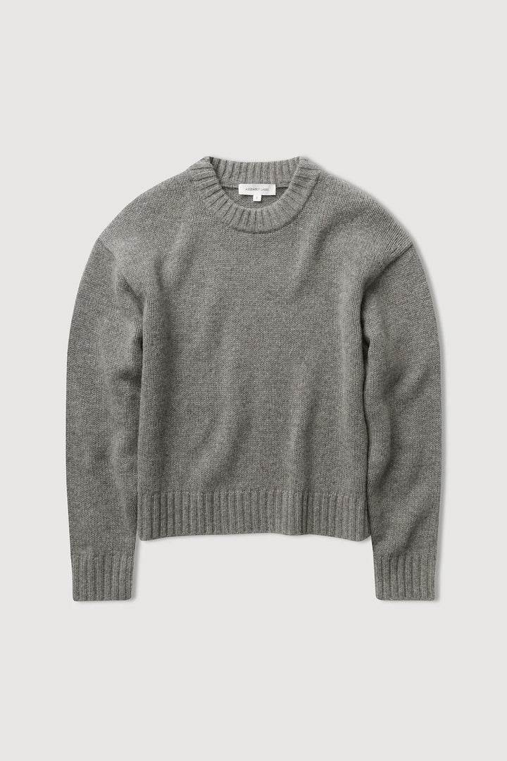 Beau Merino Wool Knit - Grey Marle