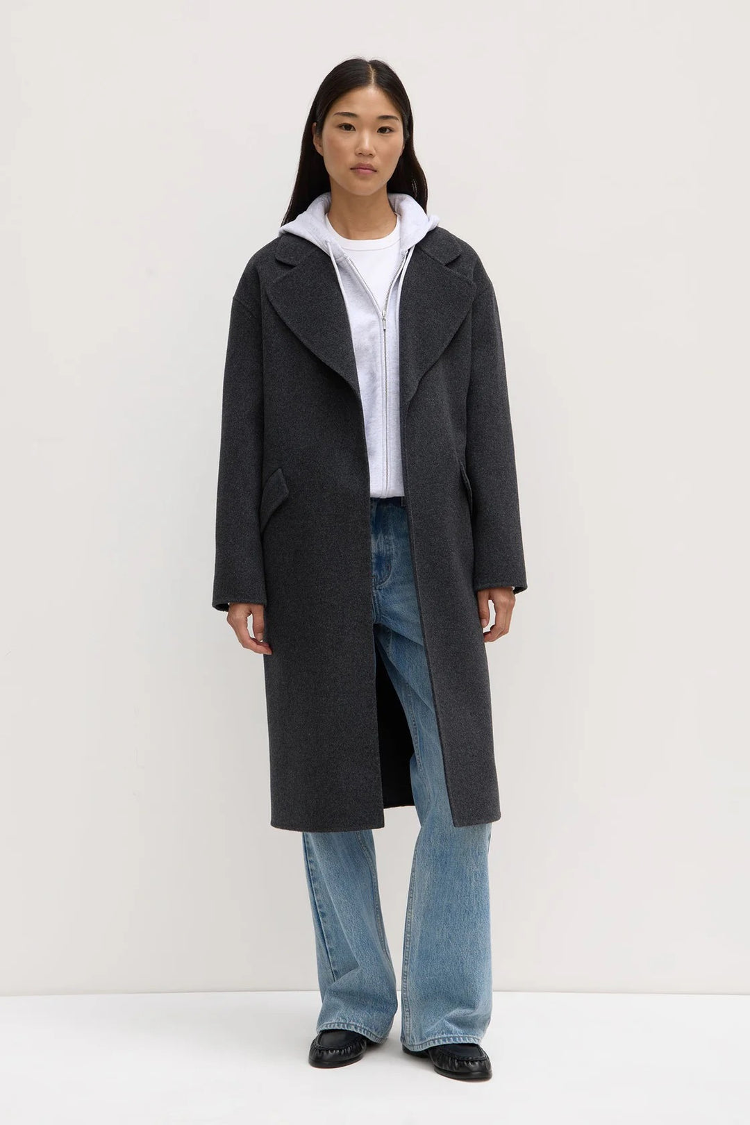 Sadie Coat - Charcoal Marle