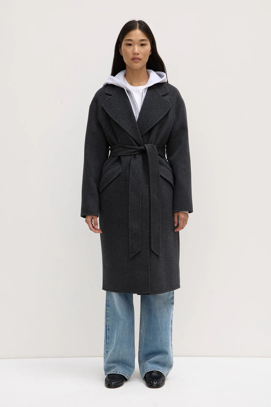 Sadie Coat - Charcoal Marle