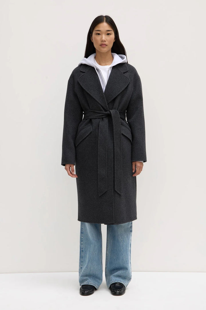 Sadie Coat - Charcoal Marle